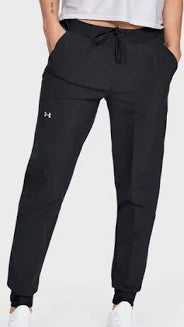 Under Armor Women's Sport Woven Pants - Black - 1348447-001