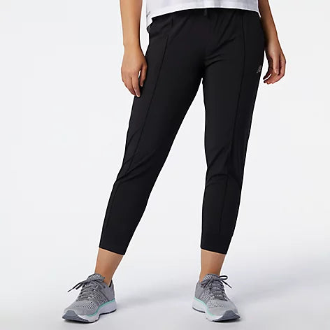 New Balance Crop Leggings Womens Small Black NB Dry Workout Active